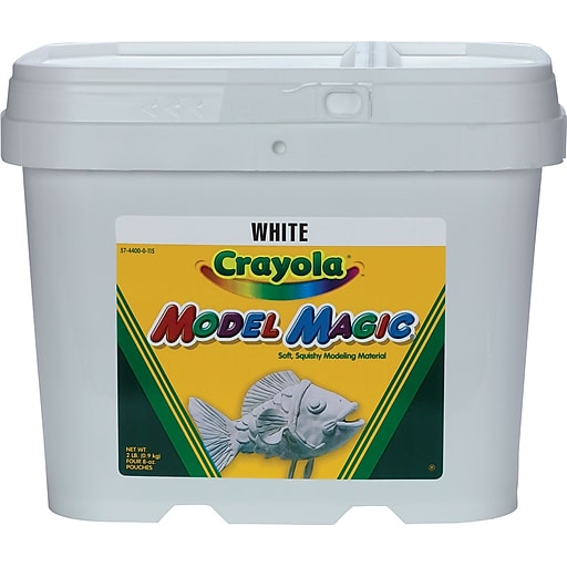 Crayola Model Magic Modeling Compound, White, 2 lb. Tub