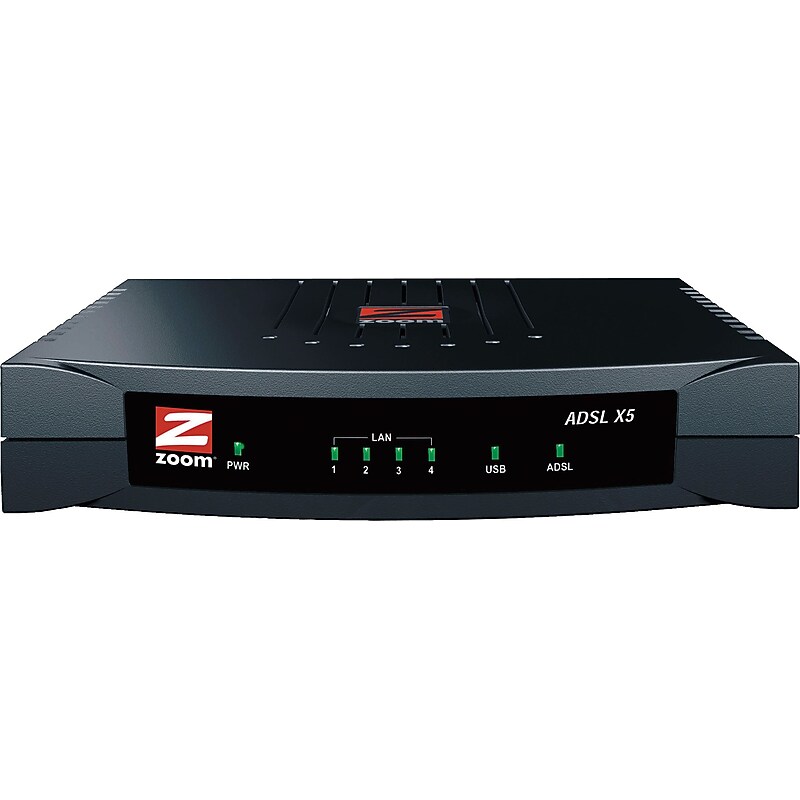 Zoom 5654 X5 Ethernet/USB ADSL 2/2+ Modem image 1