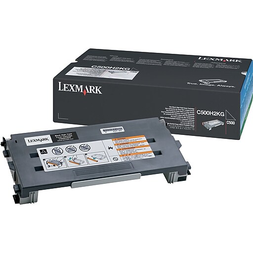Lexmark C500 Black High Yield Toner Cartridge at Staples
