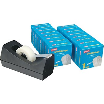 Staples® Value Pack w/ 16 rolls of tape and Dispenser