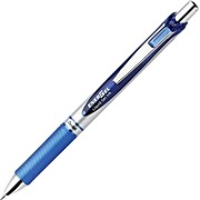 Pentel EnerGel RTX Retractable Gel Pen, Medium Point, 0.7mm, Blue Ink, 12/Pack (BL77C)