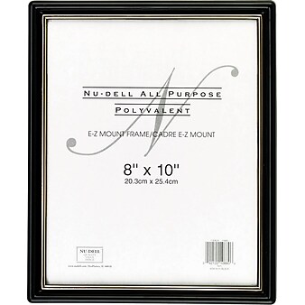 Nu-Dell® E-Z-Mount Frame, 10x8", Glass Face