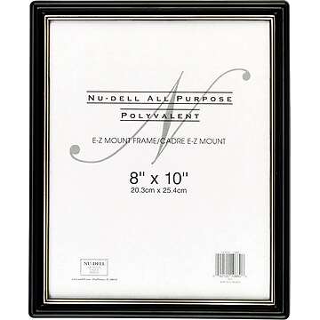 Nu-Dell® E-Z-Mount Frame, 10x8", Glass Face