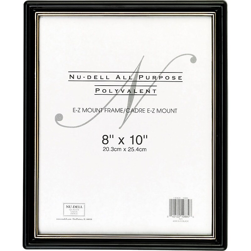 Nu-Dell® E-Z-Mount Frame, 10x8", Glass Face image 1