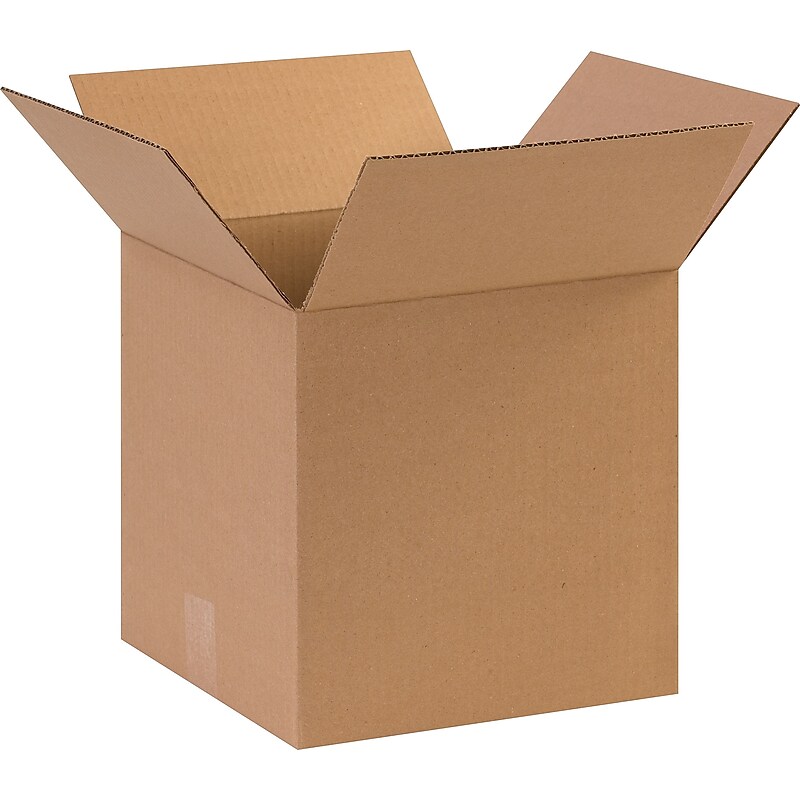 11" x 11" x 11" Shipping Boxes, 32 ECT, Brown, 25/Bundle (111111) image 1