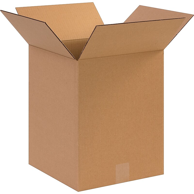12" x 12" x 15"'' Shipping Boxes, 32 ECT, Brown, 25/Bundle(121215) image 1
