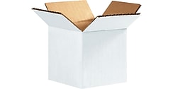 4" x 4" x 4"'' Shipping Boxes, 32 ECT, Brown, 25 /Bundle(444W)