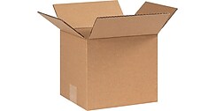 8" x 7" x 7" Shipping Boxes, 32 ECT, Brown, 25/Bundle (877)