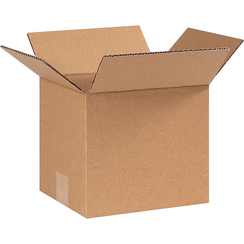 8" x 7" x 7" Shipping Boxes, 32 ECT, Brown, 25/Bundle (877) image 1