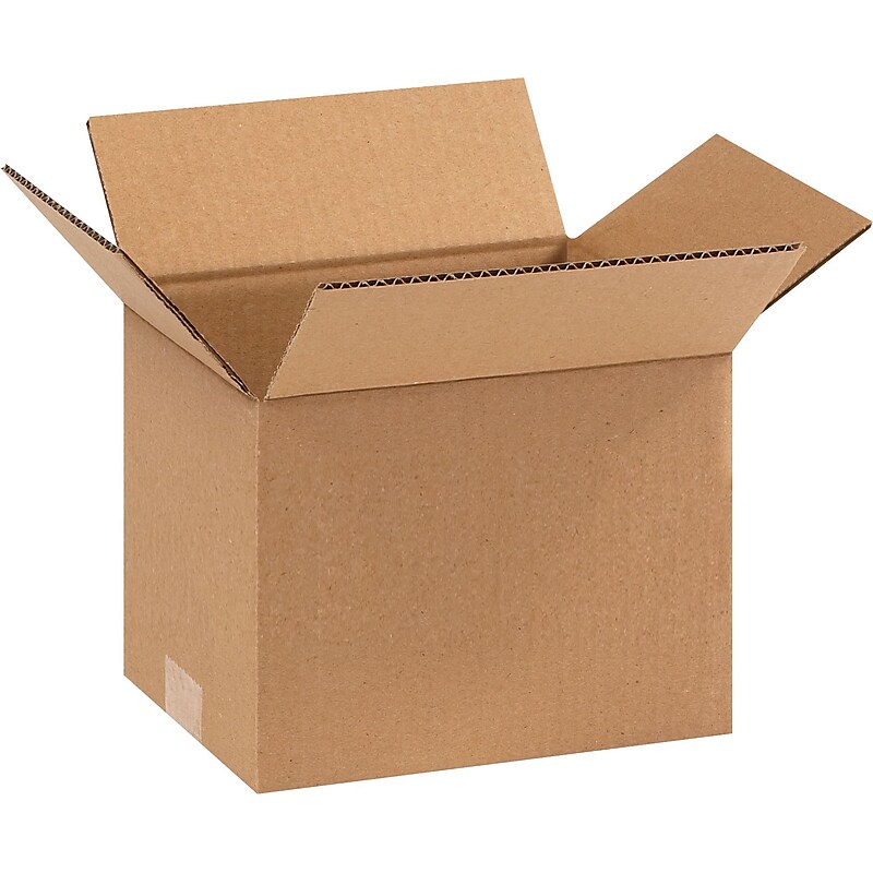 9" x 7" x 7" Shipping Boxes, 32 ECT, Brown, 25/Bundle (977) image 1