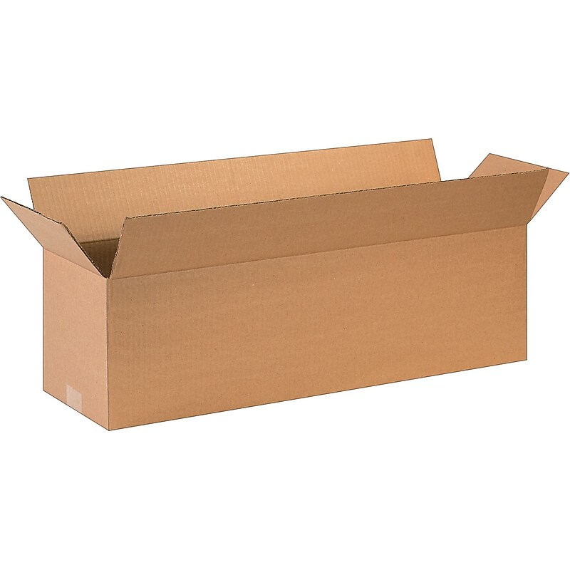 28" x 8" x 8" Shipping Boxes, 32 ECT, Brown, 25/Bundle (2888) image 1
