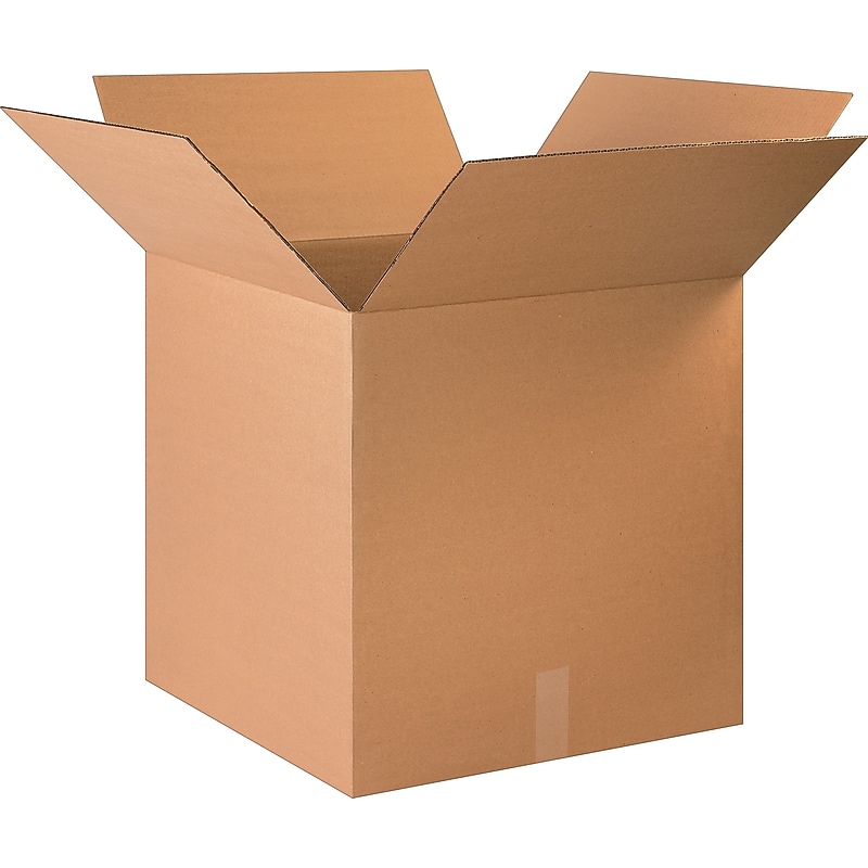 22" x 22" x 22"'' Shipping Boxes, 44 ECT, Brown, 10/Bundle(HD222222) image 1