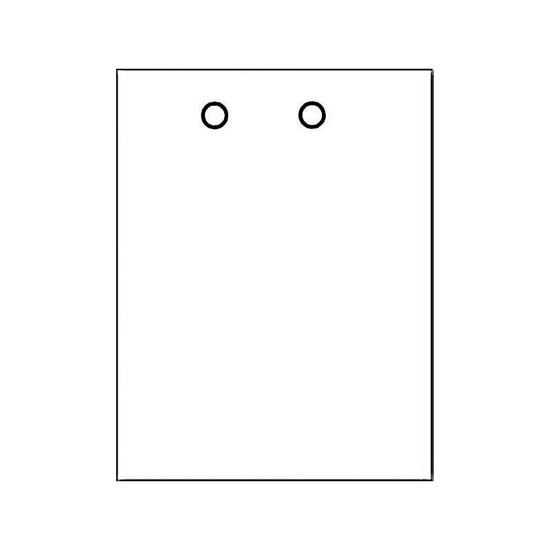 Impreso Pre-Punched Laser Cut Sheets, 2-Hole Punch Top, 20 lb., 92 Brightness, 8 1/2" x 11", 2500 Sheets/Ct image 1