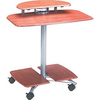 Safco Flat Panel Display Stations, Medium Cherry (948MEC)