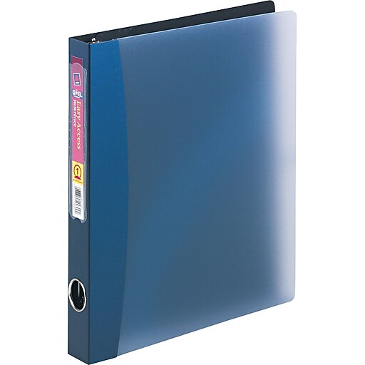 Avery Easy Access Heavy Duty 1" 3Ring Flexible Poly Binder, Dark Blue