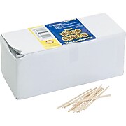 Chenille Kraft Company Flat Wood Toothpicks, Natural, 2,500/Pk (3690-01)