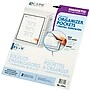 Magnetic Cubicle Keepers®, Clear Polypropylene, 8 1/2" x 11"~#|#~s0158389_sc7