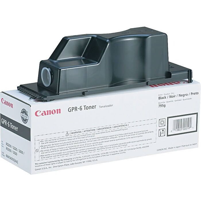 プリンター・複合機 GPR-6 Toner Canon GPR-6 Black Standard Yield Toner Cartridge (6647A003AA