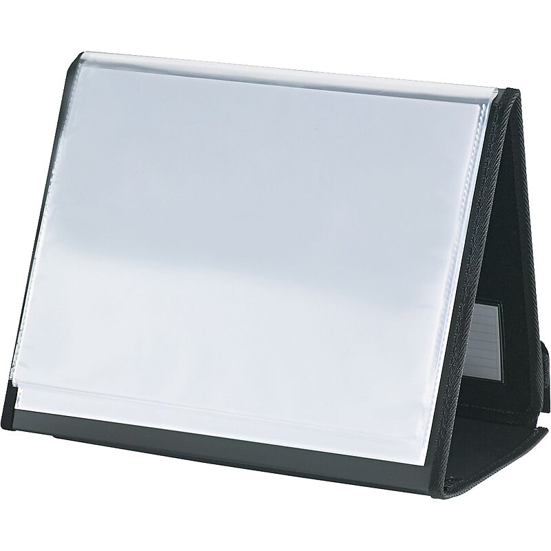 Cardinal Easel ShowFile Presentation Book, Horizontal, 40-Sheet Capacity, Black (52132) image 1
