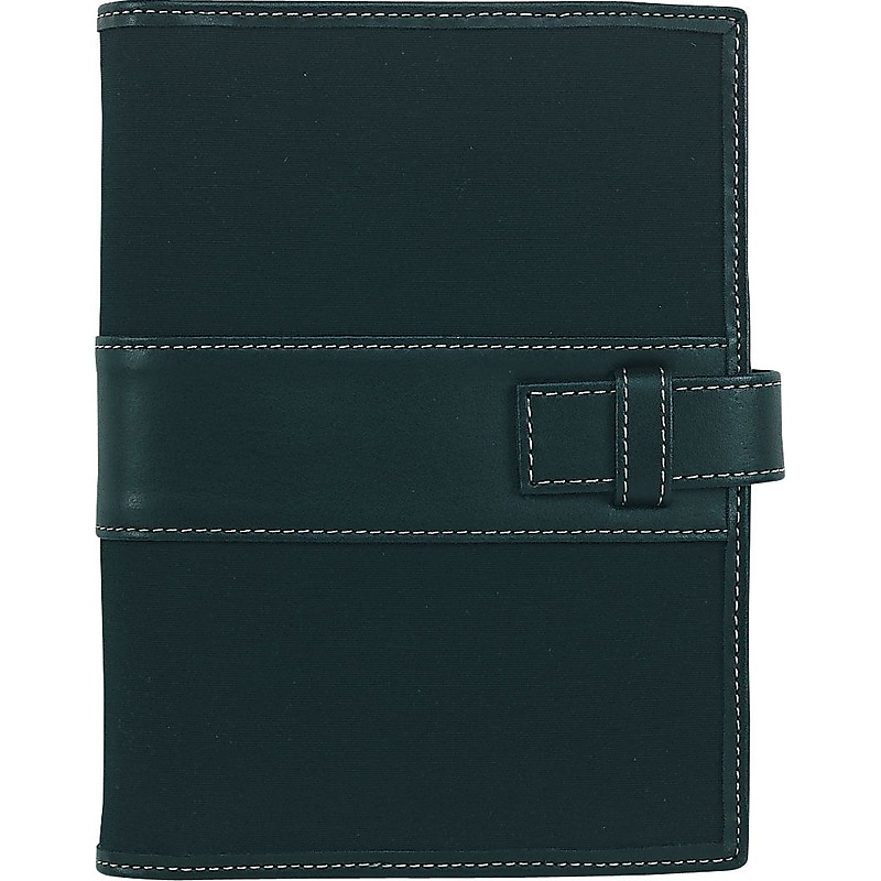 Day-Timer Fabric Soft-Flex Tabbed Starter Set, Portable Size, Black image 1