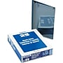 Oxford® Clear Front Report Covers with Linen Finish, Navy, 8 1/2" x 11", 25/Bx~#|#~s0160855_sc7