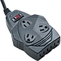 Fellowes Mighty 8-Outlet Surge Protector, 1460 Joules, 6' Cord, Black (99091)~#|#~s0161564_sc7