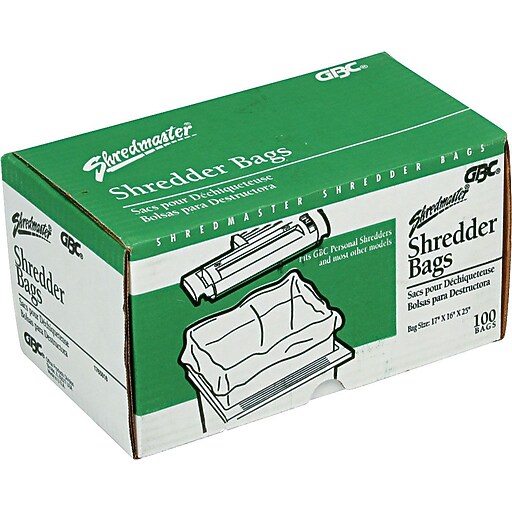 GBC Shredmaster Personal Shredder Bags Staples
