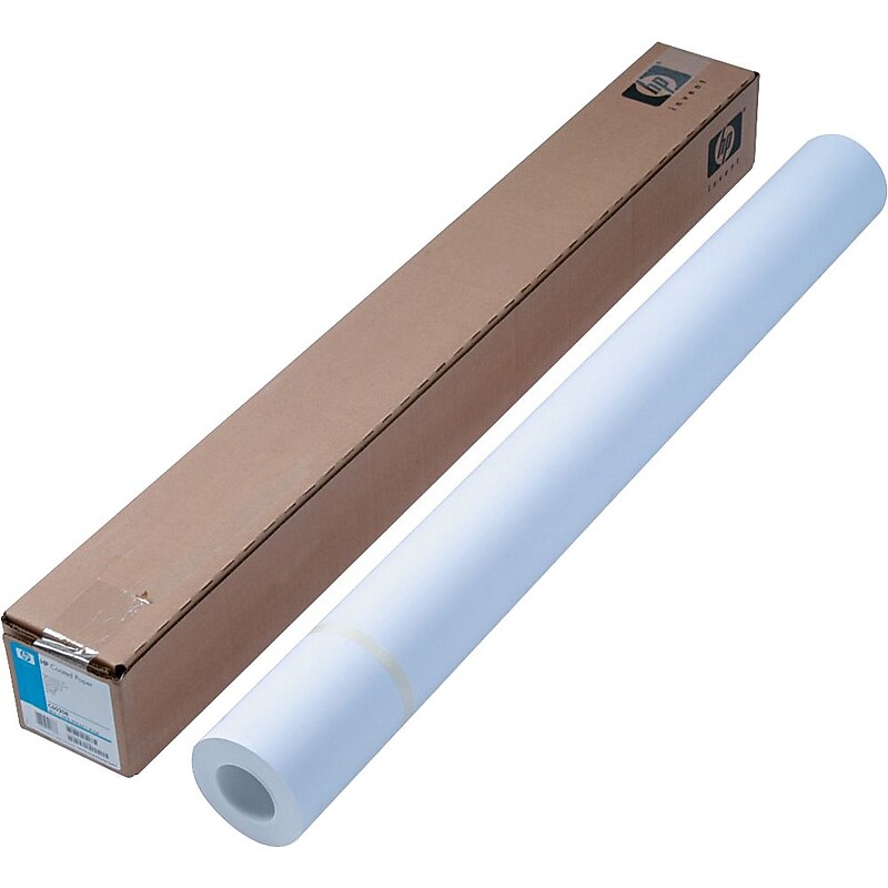 HP Wide Format Bond Paper Roll, 36" x 150', Matte Finish (HEWC6020B) image 1
