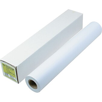 HP Designjet Universal Bond Paper, 21 lbs., 4.2 mil, 24" x150 ft., White, 1/Roll (HEWQ1396A)