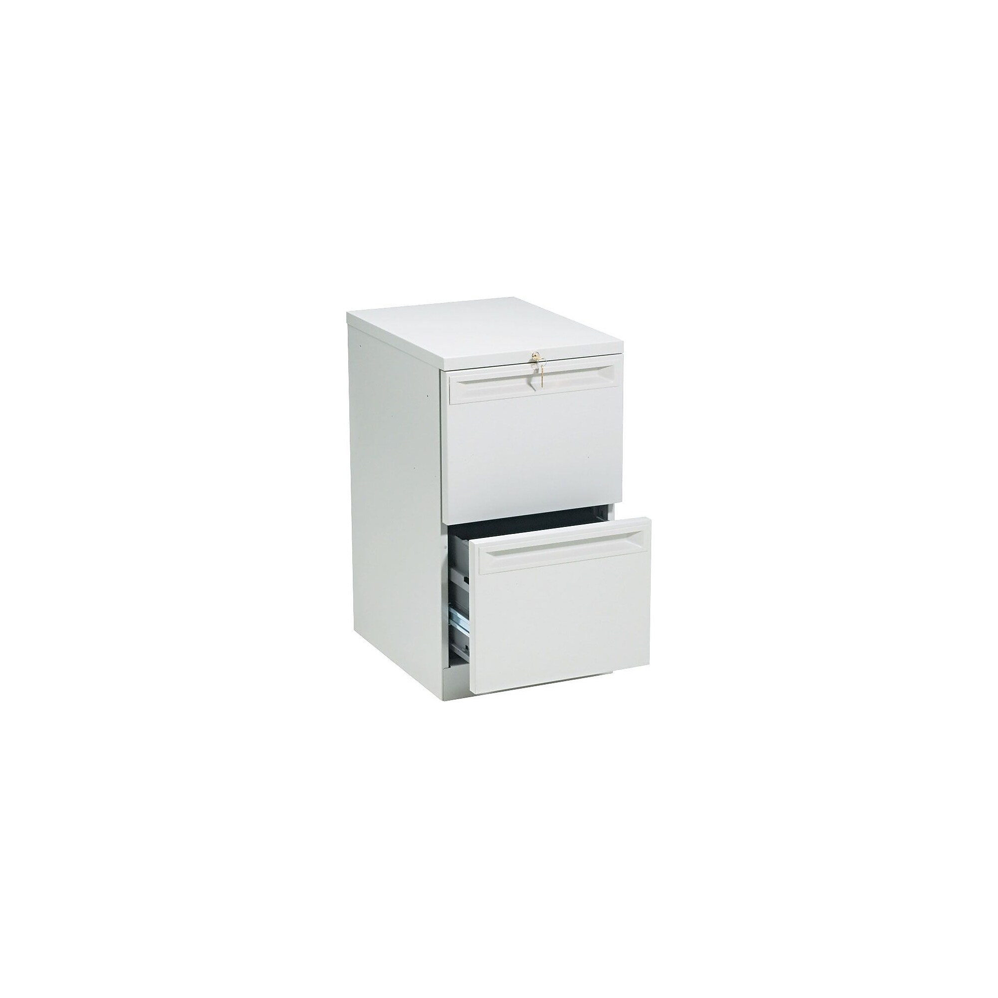HON 38000 Series 2-Drawer Mobile Vertical File Cabinet, Letter Size, Lockable, 28″H x 15″W x 19.87″D, Light Gray (H18820KQ) Sansujyuku sansujyuku.com