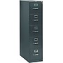 HON 310 Series 5-Drawer Vertical File Cabinet, Letter Size, Lockable, Charcoal, 26 1/2"D (HON315PS)~#|#~s0163341_sc7