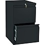 HON Brigade 2-Drawer Mobile Vertical File Cabinet, Letter Size, Lockable, 28"H x 15"W x 19.875"D, Black (H33820RP)~#|#~s0163353_sc7