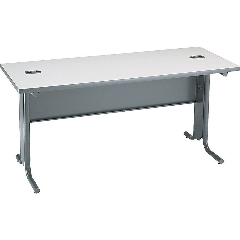 HON 61000 Series Interactive 5' Laminate Training Table, 24" Wide image 1