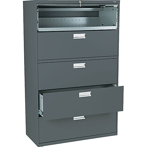 HON Brigade 600 Series Lateral File A4/Legal/Letter, 5Drawer