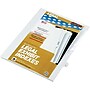 Kleer-Fax Legal Index Dividers, "T" Tab Title, White, 8 1/2" x 11", 25/Pk~#|#~s0164559_sc7