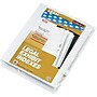 Kleer-Fax Legal Index Dividers, U-Tab Title, White, 8 1/2" x 11", 25/Pk~#|#~s0164560_sc7
