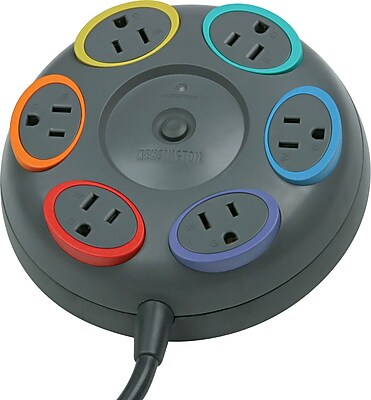 Kensington 6 Outlet Surge Protector, 17′ Cord (62634) Simolary simolary.com