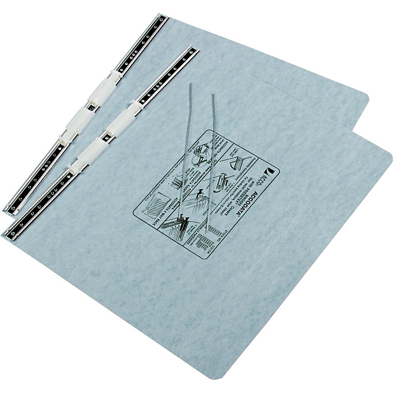ACCO Presstex 1" Ringless Hanging Binder, Gray (54074) image 1