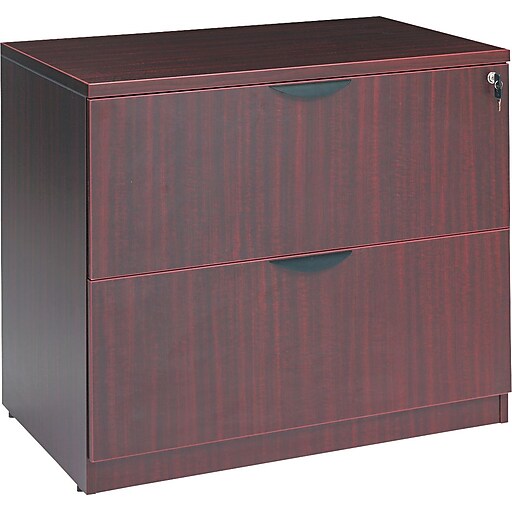 Shop Staples For Alera Valencia Lateral File Mahogany