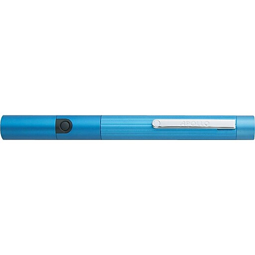 Apollo® MP1650 Laser Pointer, Aluminum, Metallic Blue Staples