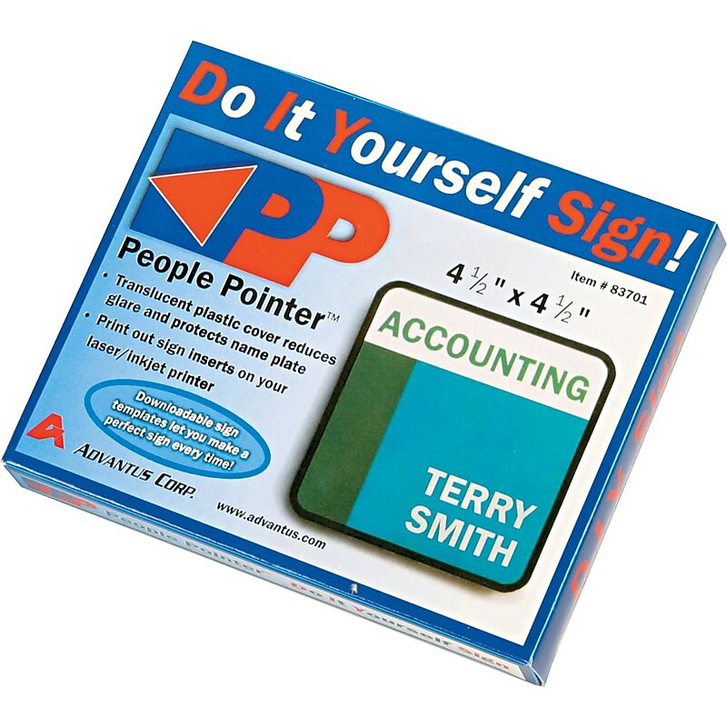 Advantus Large Cubicle and Workspace Sign (83701) image 1