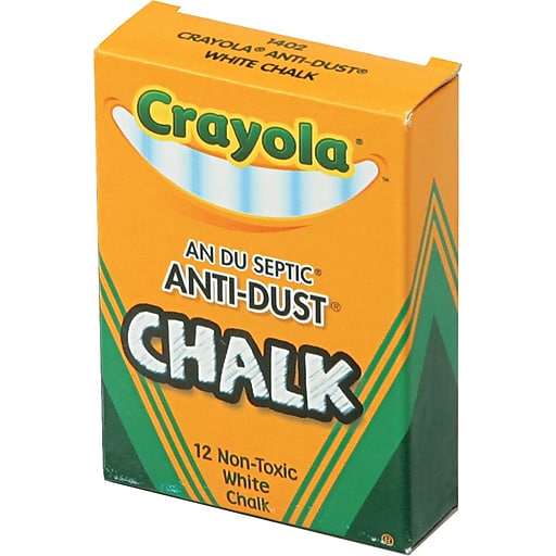 White Dustless Chalk, pack of 50 pc