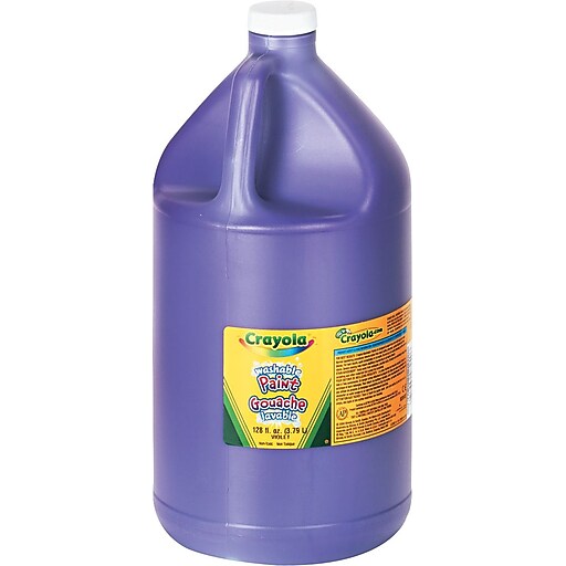 Crayola Washable Paint, 1 Gallon, Violet (542128040) Staples
