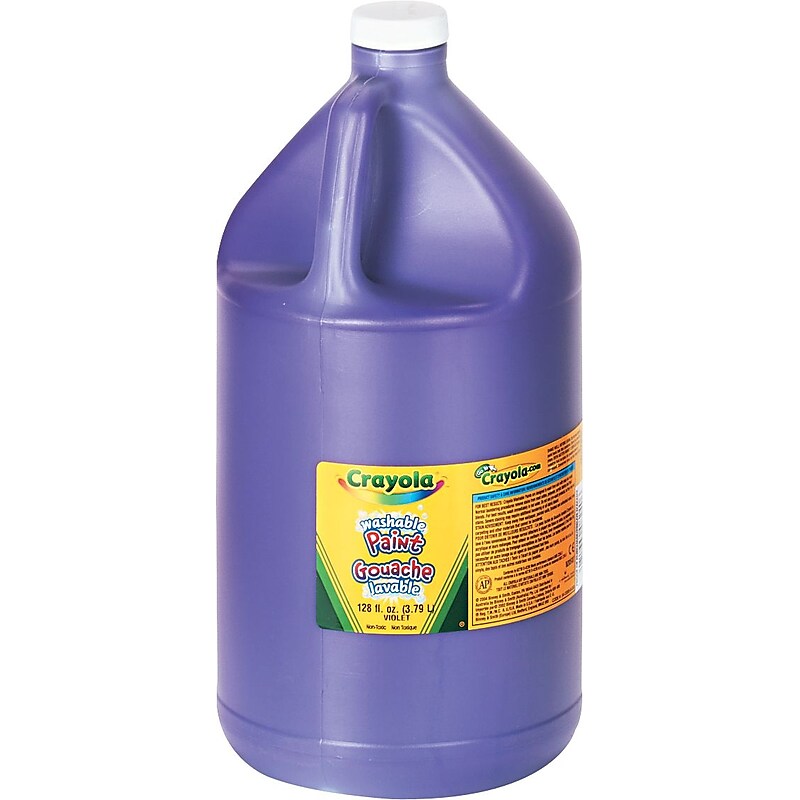 Crayola Washable Paint, 1 Gallon, Violet (542128040) image 1