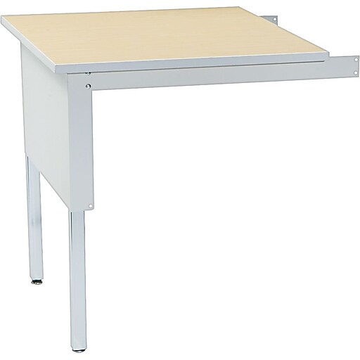 Safco MailflowtoGo™ Sorting Tables, 30", Pebble Gray (TB30PG) Staples