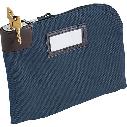 Curved Zipper Nylon Bank Deposit Bags IUCN Water