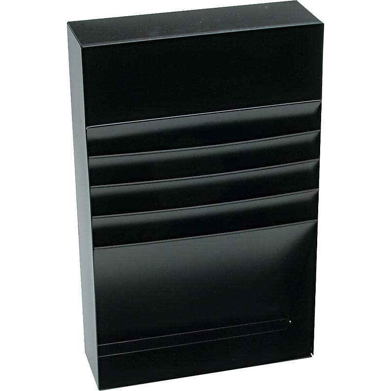 Steelmaster 4-Compartment Project Sorters, 18", Black (2712S18BK) image 1