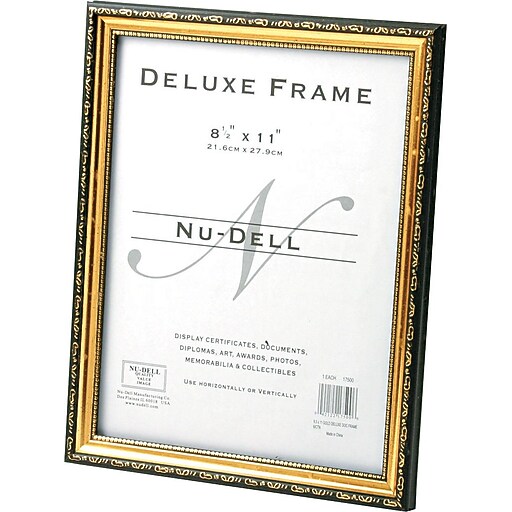 Deluxe Document Frame, Gold Staples