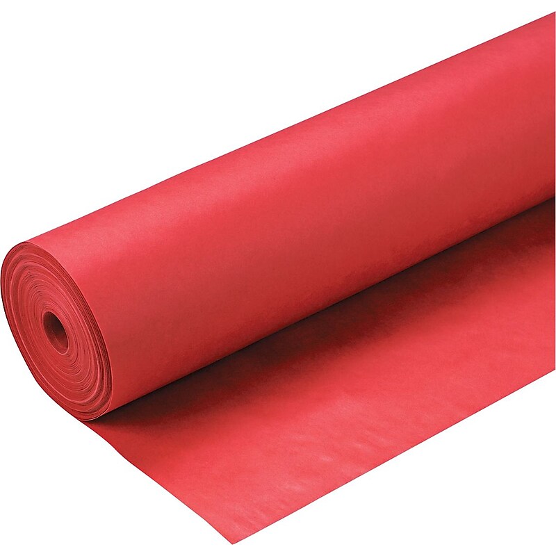 Pacon Spectra ArtKraft Duo-Finish Heavyweight Paper, 48 lbs., Scarlet, 48" x 200' Roll image 1