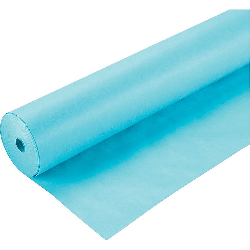 Pacon Spectra® ArtKraft® Duo-Finish® Heavyweight Paper, 48 lbs., Aqua, 48" x 200' image 1